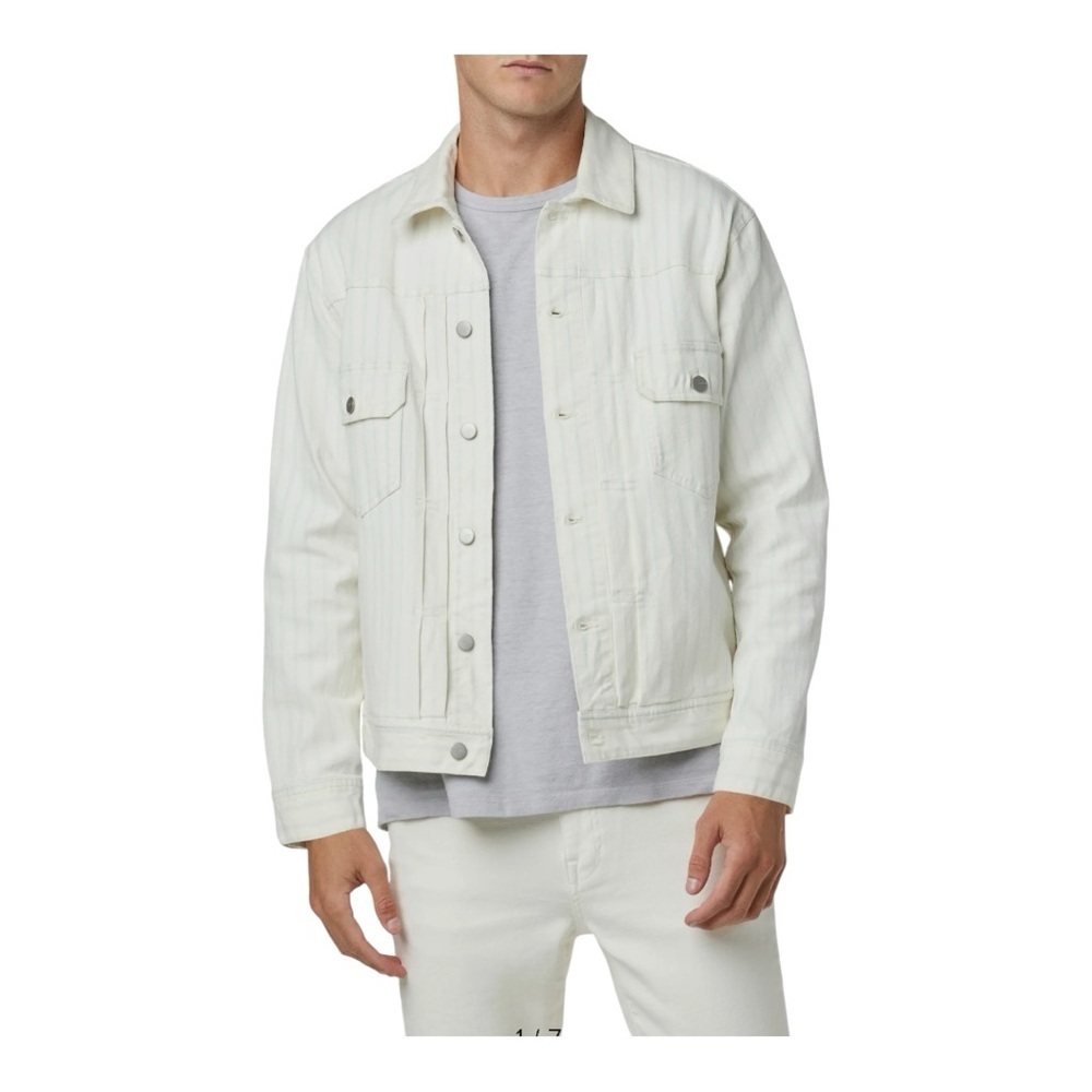 JOE’S Denim Miner Jacket hickory stripe, M & XL available NWT, full price online